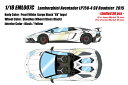 【送料無料】 EIDOLON 1/18 ランボルギーニ アヴェンタドール LP750-4 SV ロードスター 2015 パールホワイト (ブラックラージSVロゴ...
