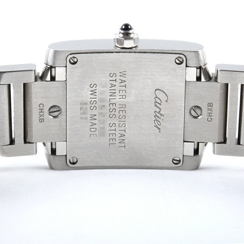 カルティエ Cartier タンクフランセーズSM WE110006 クオーツ レディース 腕時計【中古】