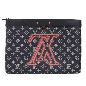 ルイ・ヴィトン LOUIS VUITTON ポシェットアポロ アップサイドダウン M62905 モノグラム・インク メンズ クラッチバッグ【中古】