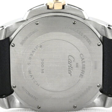 カルティエ Cartier カリブルドゥカルティエダイバー W2CA0008 ブルー 自動巻き メンズ 腕時計【中古】