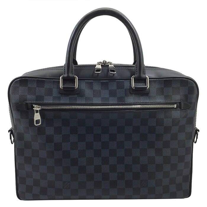 ルイ・ヴィトン LOUIS VUITTON ダミエ・コバルト ポルトドキュマン ビジネス PDB N41347 ブリーフケース メンズ【中古】