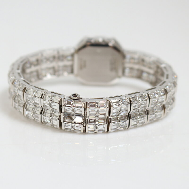 ピアジェ PIAGET 全面バケットダイヤ ドレスウォッチ 8496 WG無垢 クオーツ レディース 腕時計【中古】