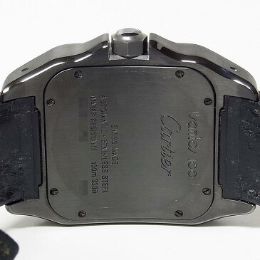 カルティエ Cartier サントス100LM カーボン W2020010 自動巻き メンズ 腕時計【中古】