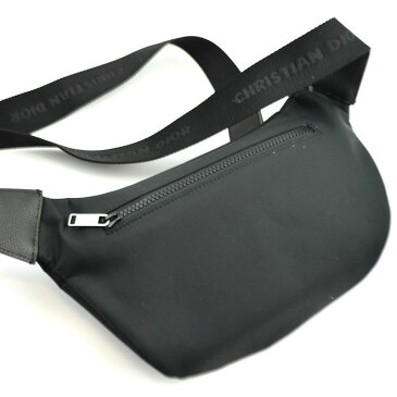 【先着順!最大3万円OFFクーポン!5/1~】クリスチャン・ディオール Christian Dior 19AW 空山基 BOMBAG 1YAPO100 ブラック メンズ ボディバッグ【中古】