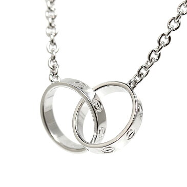 カルティエ Cartier LOVEネックレス K18WG ペンダント レディース ジュエリー アクセサリー【中古】