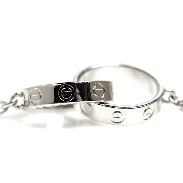カルティエ Cartier LOVEネックレス K18WG ペンダント レディース ジュエリー アクセサリー【中古】