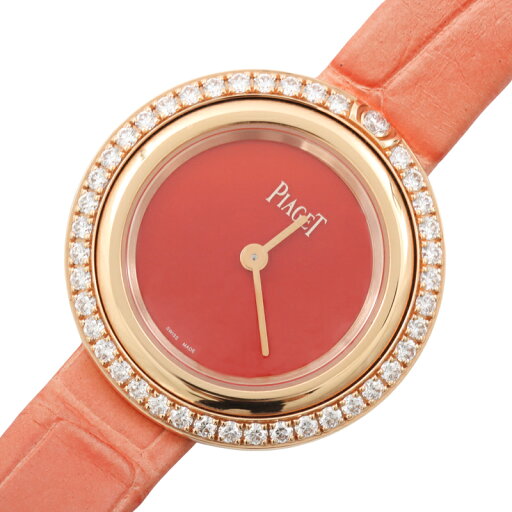 ピアジェ PIAGET ポセション G0A43088 PG無垢 ダイヤベゼル クオーツ レディース 腕時計【中古】 ピアジェ PIAGET ポセション G0A43088 PG無垢 ダイヤベゼル クオーツ レディース 腕時計【中古】