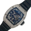 リシャール・ミル RICHARD MILLE オートマチックデイト RM010 ブラック K18WG/ラバーベルト 自動巻き メンズ 腕時計【中古】