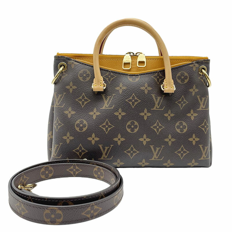 ルイ・ヴィトン LOUIS VUITTON パラスBB M41243 モノグラム サフラン ハンドバッグ ショルダーバッグ レディース【中古】