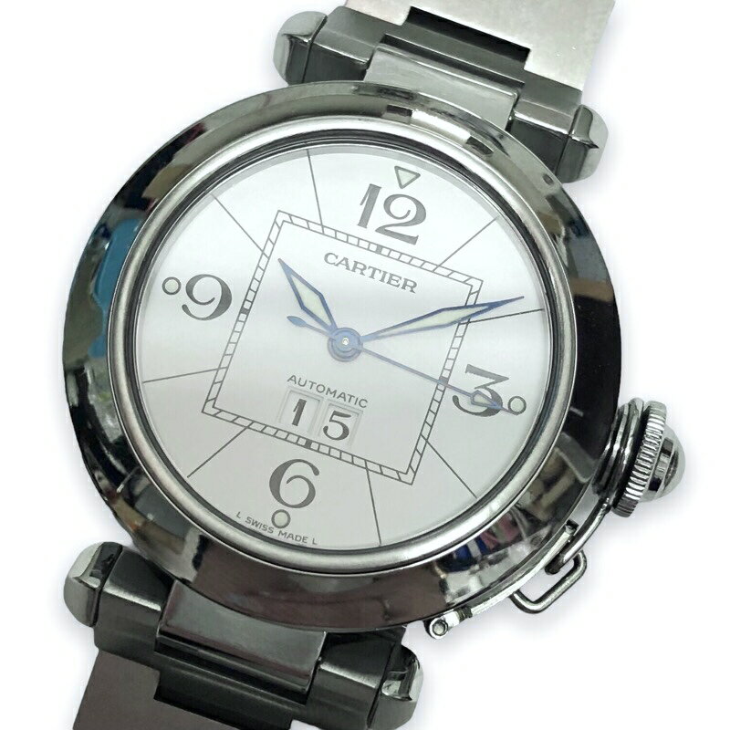 カルティエ Cartier パシャC ビッグデイト W31055M7 ユニセックス 自動巻き 腕時計【中古】