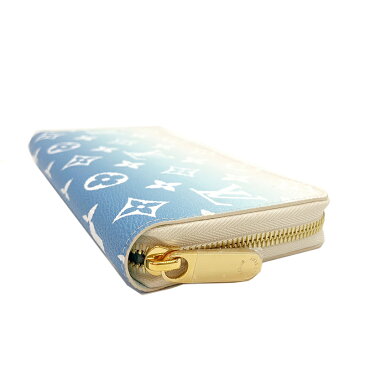 ルイ・ヴィトン LOUIS VUITTON ジッピーウォレット バイザプール M80360 ブルーグラデーション レディース 長財布【中古】