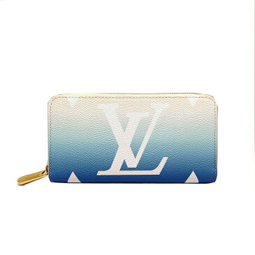 ルイ・ヴィトン LOUIS VUITTON ジッピーウォレット バイザプール M80360 ブルーグラデーション レディース 長財布【中古】