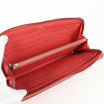 エルメス HERMES アザップロング T刻 ローズジャイプール レディース 長財布【中古】