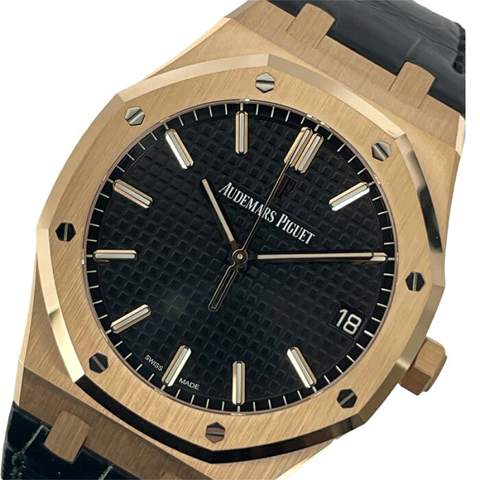 オーデマ・ピゲ AUDEMARS PIGUET ロイヤルオーク 1550000OR.OO.D002CR.01 ピンクゴールド メンズ 腕時計【中古