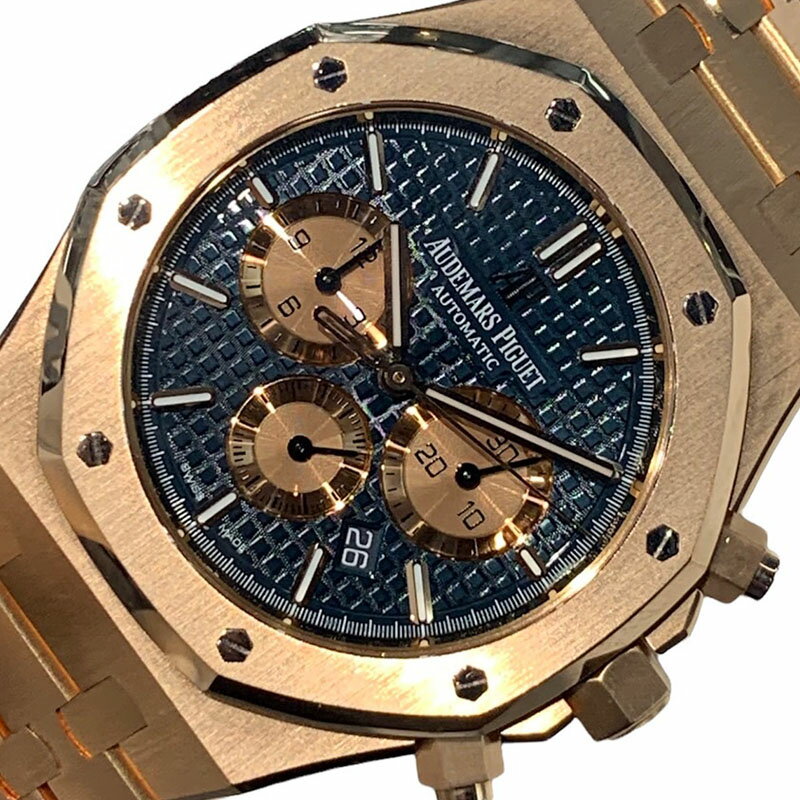 オーデマ・ピゲ AUDEMARS PIGUET ロイヤルオーククロノグラフ 26331OR.OO.1220OR.01 ピンクゴールド メンズ 腕時計【中古】