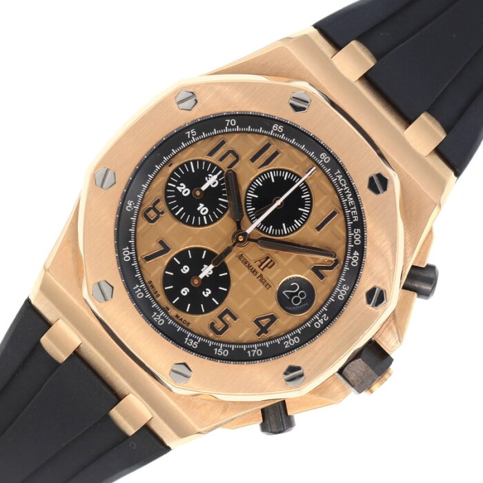 オーデマ・ピゲ AUDEMARS PIGUET ロイヤルオーク オフショア クロノグラフ 26470OR.OO.A002CR.01 ピンクゴールド メンズ 腕時計【中古】