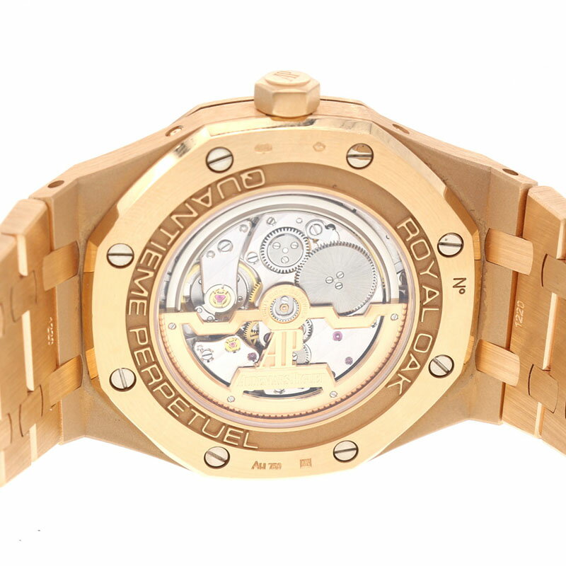 オーデマ・ピゲ AUDEMARS PIGUET ロイヤルオーク パーペチュアルカレンダー 26574OR.OO.1220OR.02 ブルー 自動巻き メンズ 腕時計【中古】