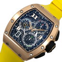 リシャール・ミル RICHARD MILLE オートマティック フライバッククロノグラフ RM72-01 ブラック K18PG/チタン/ラバーベルト 自動巻き ...