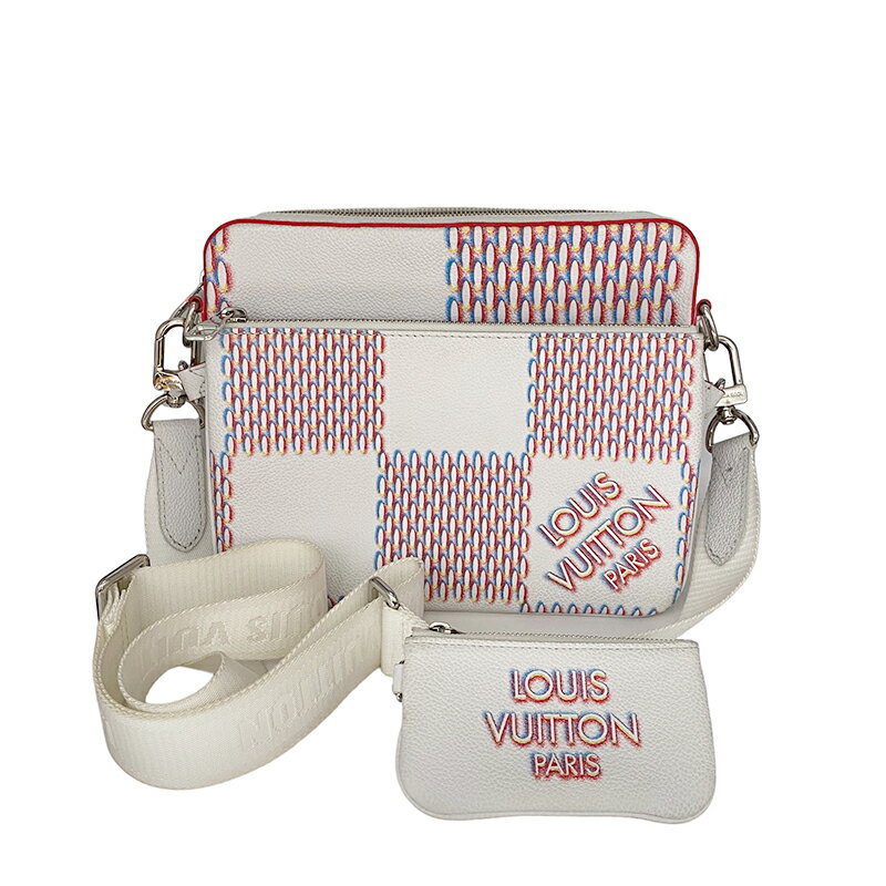 【9日20時〜 先着順★最大3万円OFFクーポン！】ルイ・ヴィトン LOUIS VUITTON トリオ・メッセンジャー M20665 レッド メンズ ショルダーバッグ【中古】のサムネイル