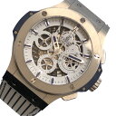 ウブロ HUBLOT アエロバン MT88 田中将大モデル 日本限定88本 311.SX.2090.NR.MTK15 メンズ 腕時計 クリア【中古】