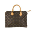 ルイ・ヴィトン LOUIS VUITTON スピーディ30 M41526 モノグラム モノグラム・キャンバス レディース ボストンバッグ【中古】