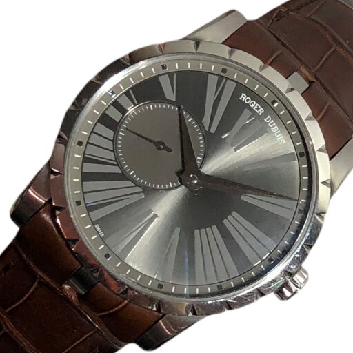 ロジェ・デュブイ ROGER DUBUIS エクスカリバー 42 DBEX0353 グレー ステンレススチール SS 自動巻き メンズ 腕時計【中古】 ロジェ・デュブイ ROGER DUBUIS エクスカリバー 42 DBEX0353 グレー ステンレススチール SS 自動巻き メンズ 腕時計【中古】