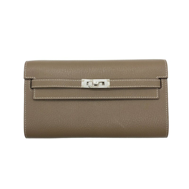 【6/4〜 先着順！最大3万円OFFクーポン ＆ 5・10はポイント2倍♪】エルメス HERMES ケリートゥーゴー　Z刻　SV金具 エトゥープ レディース ショルダーバッグ【中古】のサムネイル