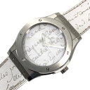 ウブロ HUBLOT クラシックフュージョンベルルッティスクリットフラットビアンコ 511.NE.050W.VR.JBER19 メンズ 腕時計【中古】(2)