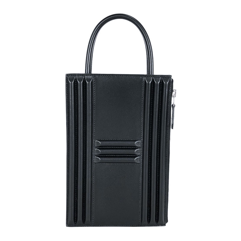 エルメス HERMES カデナ クラッチバッグ U刻 ブラック シルバー金具 レディース クラッチバッグ【中古】