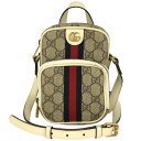 グッチ GUCCI オフィディア ミニバッグ 671682 ベージュ×ホワイト レディース ショルダーバッグ【中古】