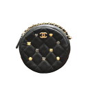 シャネル CHANEL ラッキーチャーム ラウンド チェーンショルダー A81620 レディース ショルダーバッグ【中古】