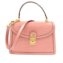 グッチ GUCCI オフィディア スモールトップハンド 651055 ピンク レディース ショルダーバッグ【中古】