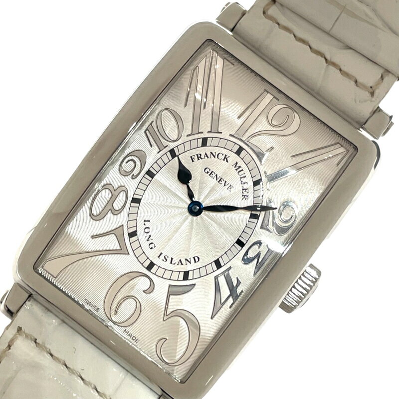 フランク・ミュラー FRANCK MULLER ロングアイランド レリーフ 1300SCREL ホワイト メンズ 腕時計【中古】