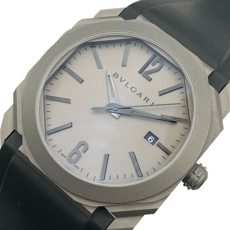 ブルガリ BVLGARI オクト　オリジナーレ 102858 チタン メンズ 腕時計【中古】