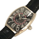 フランク・ミュラー FRANCK MULLER トノウカーベックス ヴェガス 100本限定 5850VEGASCDJOKER K18ホワイトゴールド メンズ 腕時計【中古】