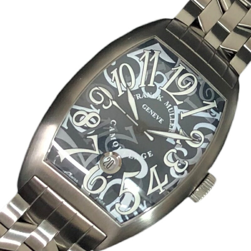 フランク・ミュラー FRANCK MULLER カサブランカ カモフラージュ グレー 8880CDTBRCAMOFLAGEAC グレー ステンレススチール SS 腕時計【中古】