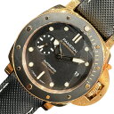 パネライ PANERAI サブマーシブル ゴールドテック PAM01164 ブラック K18PG 自動巻き メンズ 腕時計【中古】