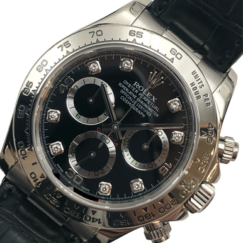 ロレックス ROLEX コスモグラフ デイトナ 116519G M番 ブラック K18WG 自動巻き メンズ 腕時計【中古】