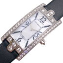 ハリーウィンストン HARRY WINSTON アヴェニュー Cミニ AVCQHM16WW024 K18WGダイヤモンド クオーツ レディース 腕時計【中古】
