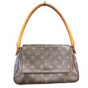 ルイ・ヴィトン LOUIS VUITTON ミニルーピング M51147 モノグラムキャンバス レディース ハンドバッグ【中古】