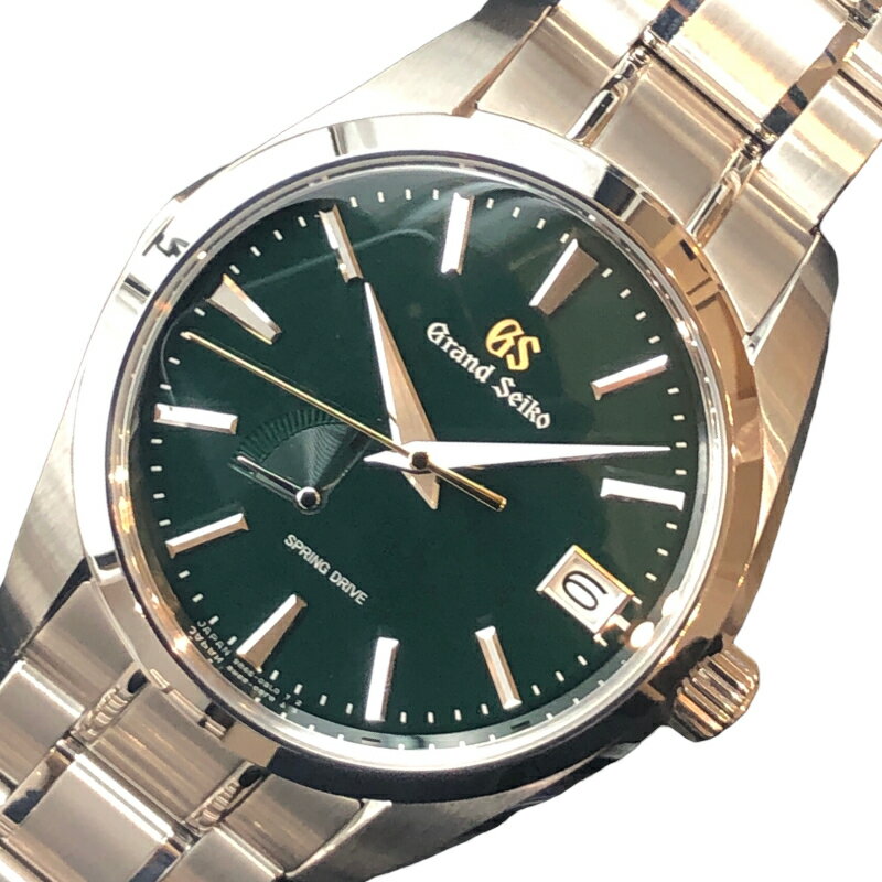 セイコー SEIKO Grand Seiko(グランド セイコー) SBGA479 下村時計店創業150周年記念モデル SBGA479 グリーン ステンレススチール 他 メンズ 腕時計【中古】