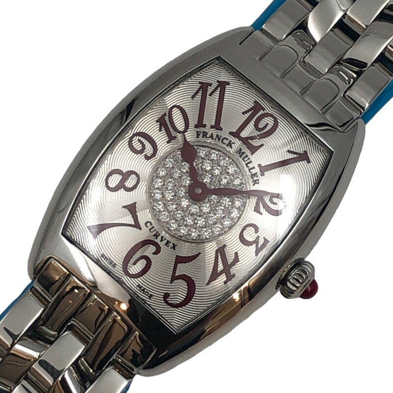 フランク・ミュラー FRANCK MULLER トノウカーベックス パスティーユ 1752QZ1P SS レディース 腕時計【中古】