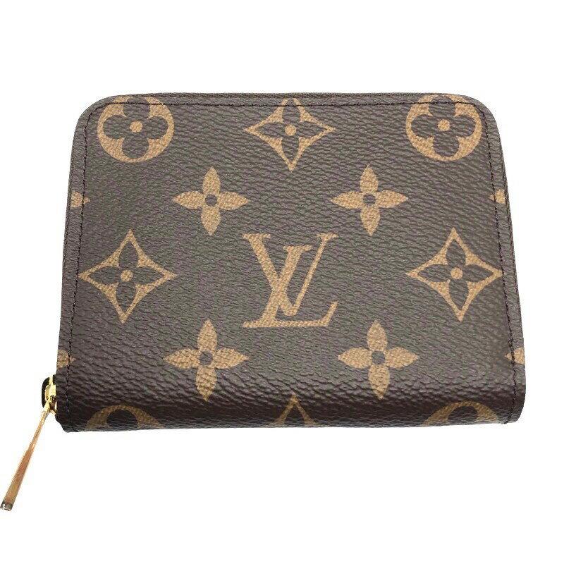 ルイ・ヴィトン LOUIS VUITTON ジッピーコインパース M60067 ブラウン モノグラムキャンバス コインケース【中古】