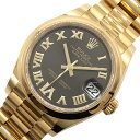 ロレックス ROLEX デイトジャスト31 278248 イエローゴールド K18YG レディース 腕時計【中古】(2)
