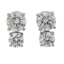 ダイヤモンド ピアス 3.051ct PT900 ダイヤモンド ジュエリー【中古】