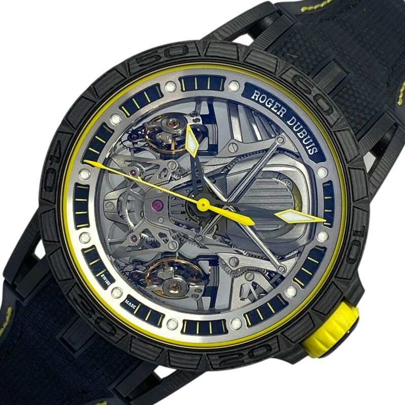 ロジェ・デュブイ ROGER DUBUIS エクスカリバー アヴェンタドールS 世界88本限定 DBEX0613 ブラック チ..