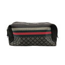 グッチ GUCCI ディアマンテポーチ ブラウン ナイロン レディース ポーチ【中古】