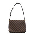 ルイ・ヴィトン LOUIS VUITTON ミュゼット・タンゴ ショート N51255 ブラウン ダミエキャンバス ユニセックス ショルダーバッグ【中古】