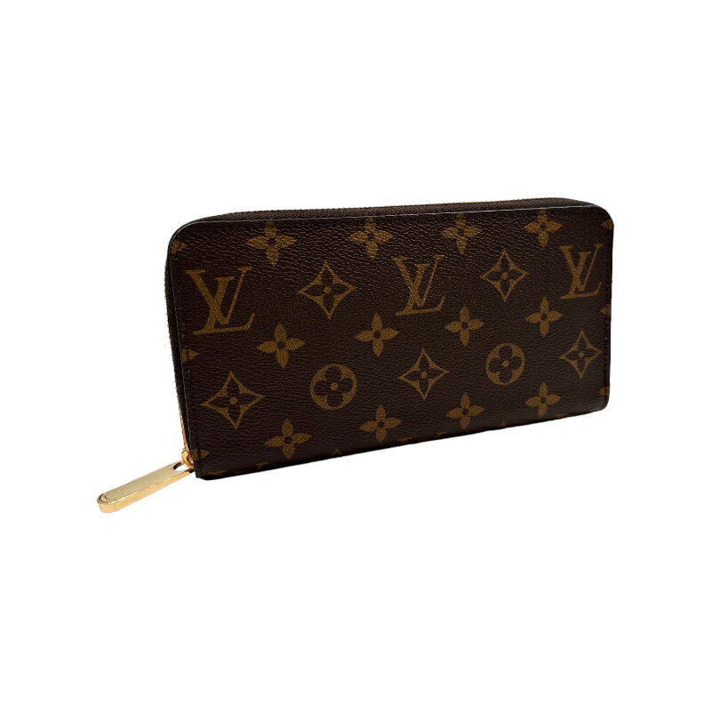 ルイ ヴィトン LOUIS VUITTON ジッピー ウォレット M41895 ブラウン フューシャ モノグラム レディース 長財布【中古】