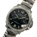 パネライ PANERAI ルミノールマリーナ PAM00050 ブラック SS メンズ 腕時計